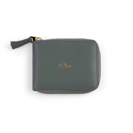Dime Cursive Zip Wallet (Slate Green)
