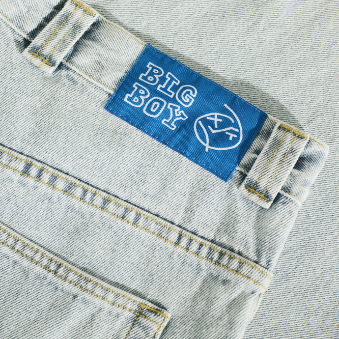 Polar Skate Co. Big Boy Pants OG LOGO (Light Blue)