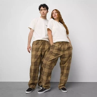 Vans Range Plaid Baggy Tapered Elastic Waist Pant (Dirt / Demitasse)