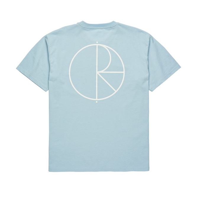 POLAR SKATE CO. T-SHIRT STROKE LOGO TEE (LIGHT BLUE)