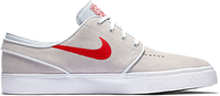 Nike SB Zoom Stefan Janoski shoes (Pure Platinum / University Red)