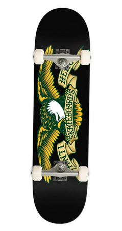 Antihero Classic Eagle (Black) 7.3" Complete Skateboard