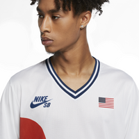 Nike SB Team USA Skate Jersey (White/Brave Blue)