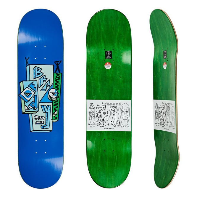 Deska Polar Skate Co. Dane Brady Skyscaper (Blue) 8,5"