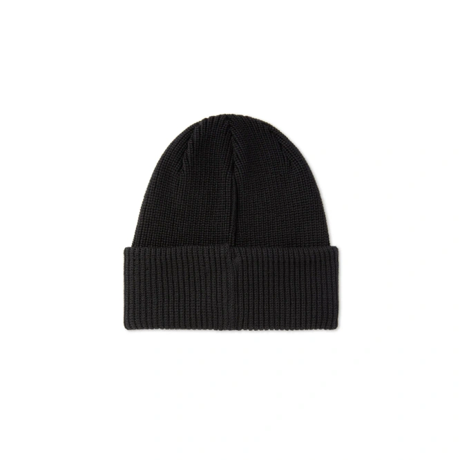 Polar Skate Co. Double Fold Merino Beanie (Black)