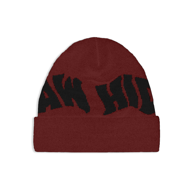 Raw Hide OG Logo Beanie (Dark Red)