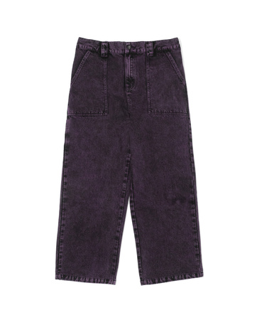 Poetic Collective Painter Pants (Purple Acid Wash Denim)