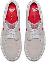 Nike SB Zoom Stefan Janoski shoes (Pure Platinum / University Red)