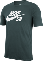 Nike SB Logo T-Shirt (Midnight Green / White)