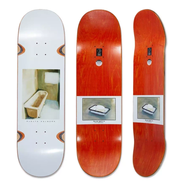 Deska Polar Skate Co. Hjalte Halberg Bathtub (White) (Wheel Wells) 9,0"
