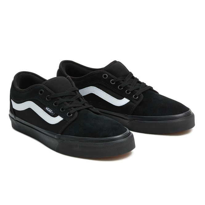 Vans Chukka Low Sidestripe (Black / Black / White)