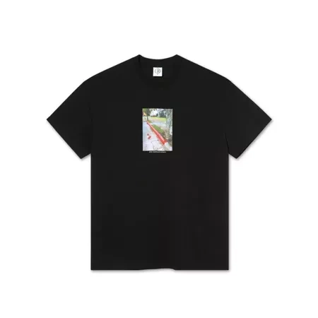 Polar Skate Co. Red Curb Tee (Black)
