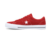 CONVERSE CONS ONE STAR PRO SUEDE shoes (RED/WHITE)