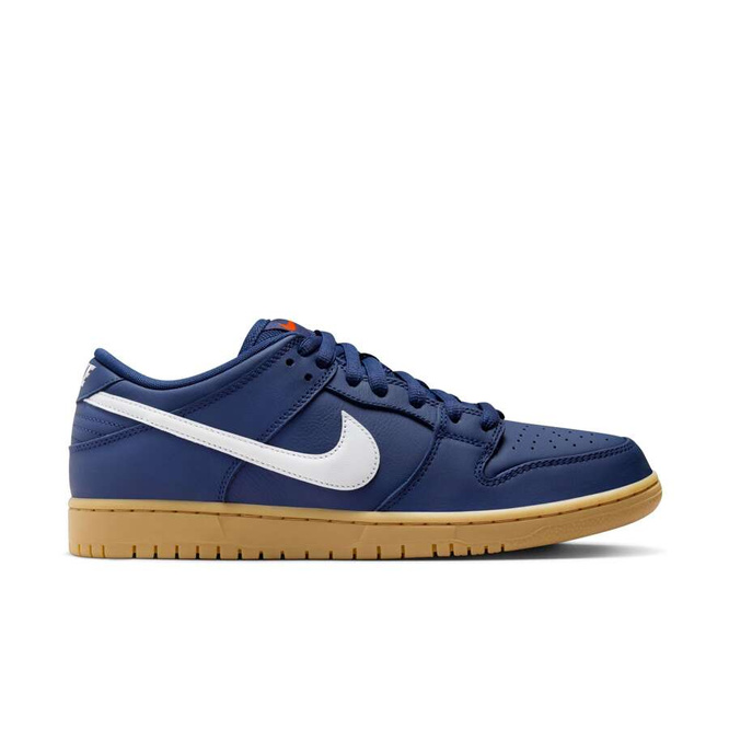 Nike SB Dunk Low Pro ISO (Navy / White / Navy / Gum Light Brown)