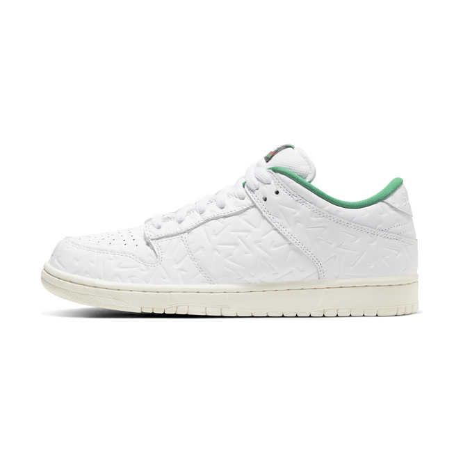 Nike SB x Ben-G Dunk Low OG Shoes (White / Lucid Green / Sail)