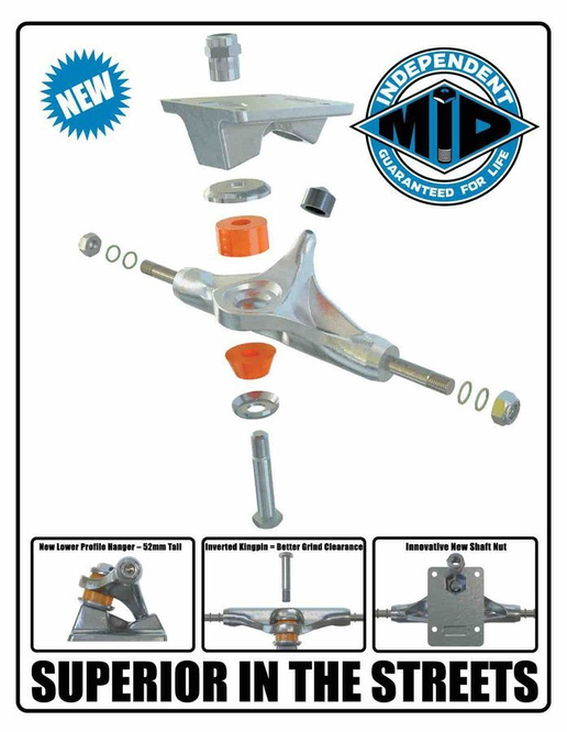 Independent Truck Co. Trucks Polished MiD 144