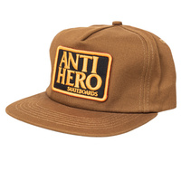 AntiHero Reserve Patch Snapback (Brown / Orange / Black)