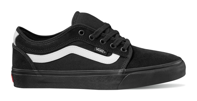 Vans Chukka Low Sidestripe (Black/Black/White)