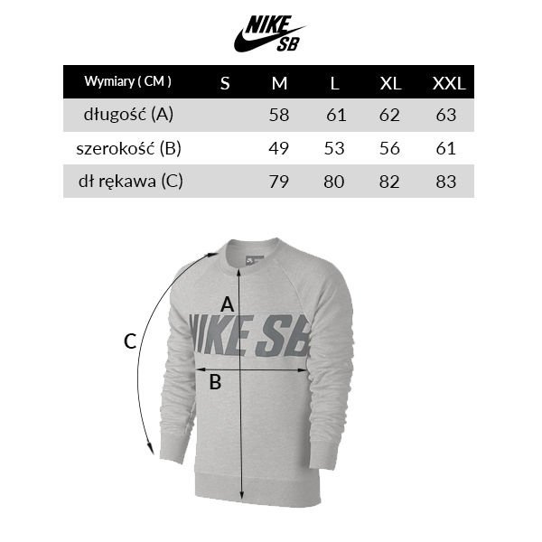 Nike SB Everett Crew Top (Black / Dark Heather Gray)