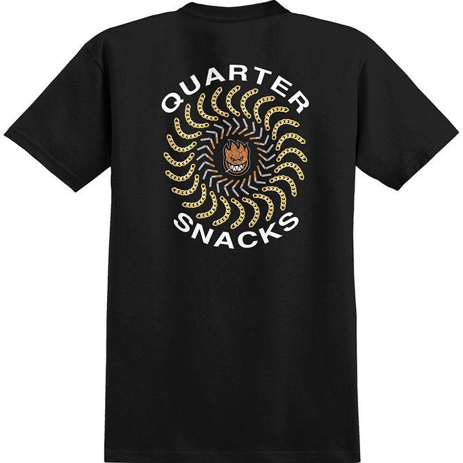 Koszulka Spitfire x Quartersnacks Quarter Classic (Black)