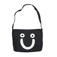 TORBA POLAR SKATE CO. HAPPY SAD TOTE BAG (BLACK)