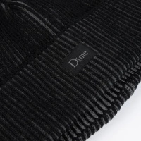 Dime Classic Rib Beanie (Black / Charcoal)