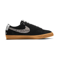 Nike SB x WACKO MARIA Zoom Blazer Low GT (Black / Light Bone / White / Gum Med Brown) 