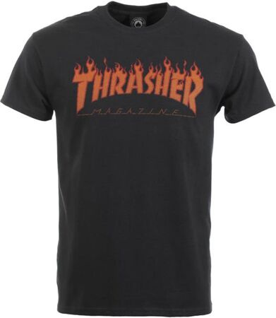 Thrasher Flame Halftone Tee (Black)