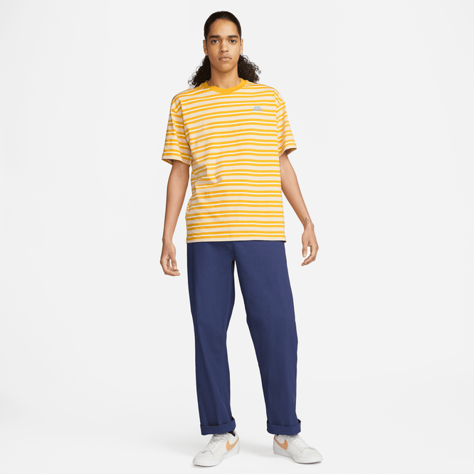 Nike SB Striped Skate Tee (Dark Sulfur / Sanddrift / Sail)