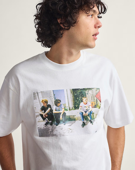 Vans Skate Curb T-Shirt by Atiba Jefferson (White)
