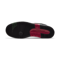 Nike SB Air Force II Low shoes (Black / Gym Red / Deep Forest)