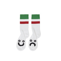 Polar Skate Co. socks Happy Sad Socks Stripes (Green)