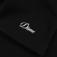 Dime Cursive Small Logo Sweatshorts (Black)