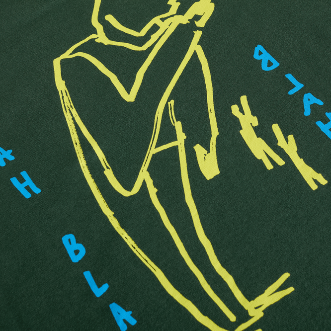 Polar Skate Co. Blah Blah Blah Tee (Dark Green)