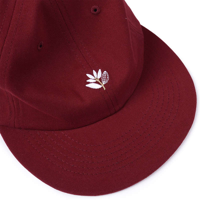 Magenta Plant 6-Panel Cap (Red)