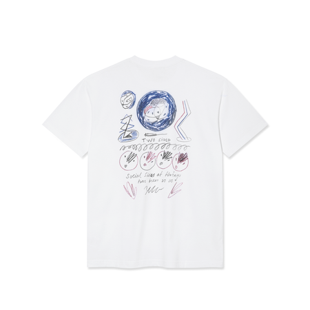 Polar Skate Co. Social Side Tee (White)