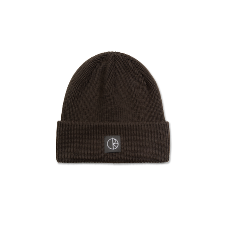 Polar Skate Co. Double Fold Merino Beanie (Brown)