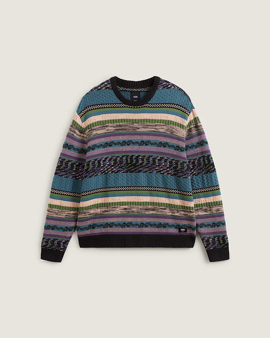 Vans Boyer Crew Sweater (Black / Stargazer)