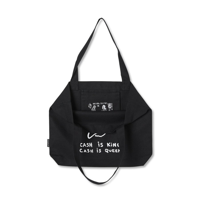 Polar Skate Co. bag Cash Is Queen Tote Bag (Black)