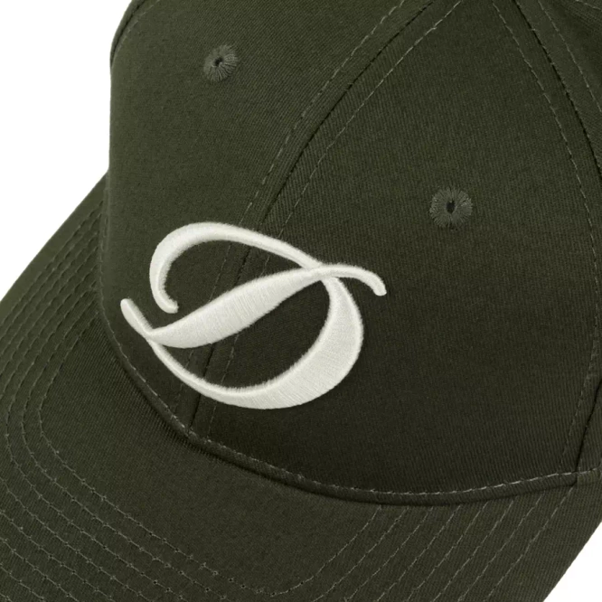 Dime Cursive D Baseball Cap (Forest)
