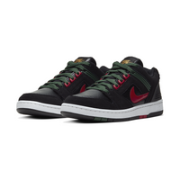 Nike SB Air Force II Low shoes (Black / Gym Red / Deep Forest)
