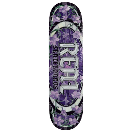 Real Skateboards Cathedral Oval (Purple) 8.25" x 32"