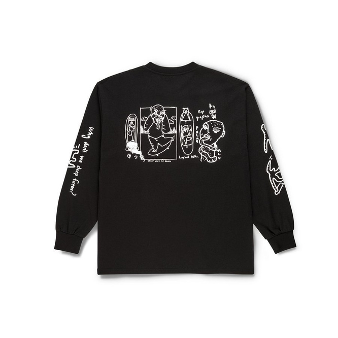 Longsleeve Polar Skate Co. Notebook (Black)