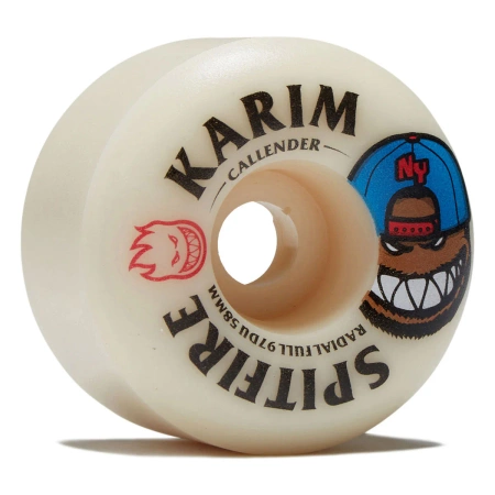 Spitfire Wheels Formula Four Karim Burn Squad Radial Full 97DU 58 mm