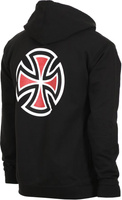 INDEPENDENT HOOD BAR CROSS SWEATSHIRT (BLACK)
