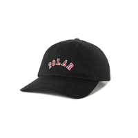 Polar Skate Co. College Logo Sai Cap (Black)