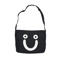POLAR SKATE CO. BAG HAPPY SAD TOTE BAG (BLACK)
