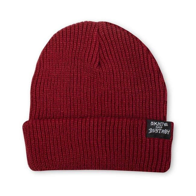Czapka zimowa Thrasher Skate Goat / Skate and Destroy Beanie (Maroon)