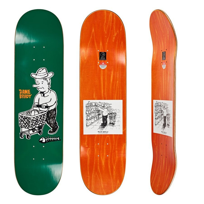 Deska Polar Skate Co. Dane Brady Shopping Spree 8,25"
