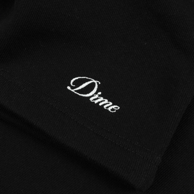 Dime Cursive Small Logo Sweatshorts (Black)